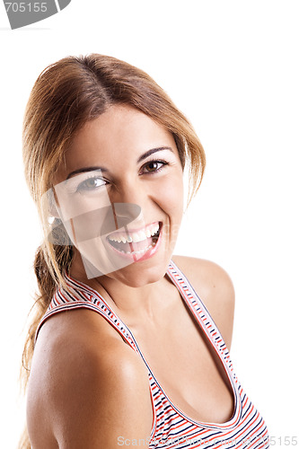 Image of Happy young woman