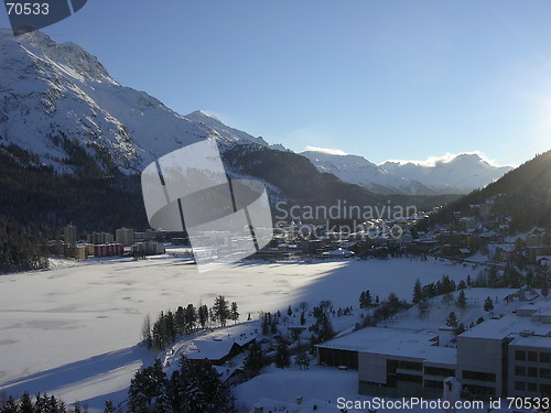 Image of St. Moritz late afternoon