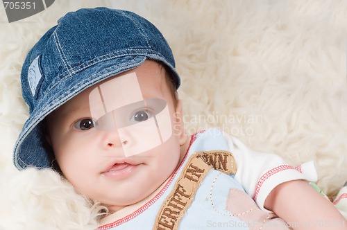 Image of Trendy newborn boy