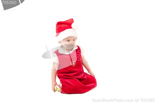 Image of Little christmas baby girl