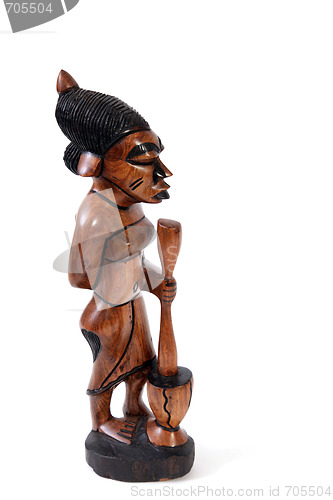 Image of Gambian wood carving.