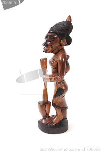 Image of Gambian wood carving.