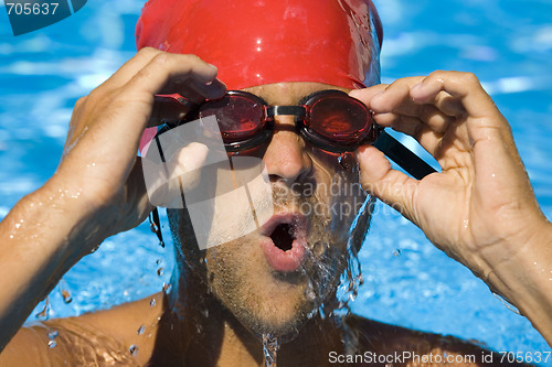 Image of Male Swimmer