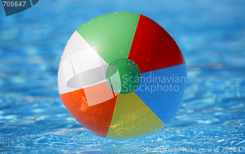 Image of Beachball Floating