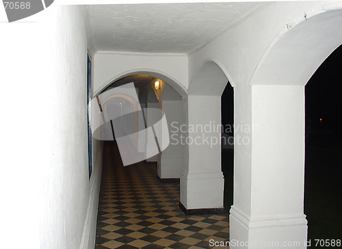 Image of Old farm house corridor