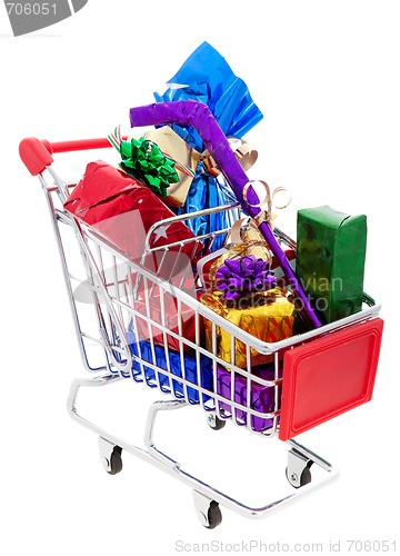 Image of Christmas Shopping Cart