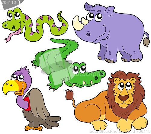 Image of Wildlife cute animals collection