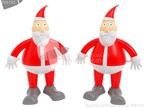 Image of Santa clauses