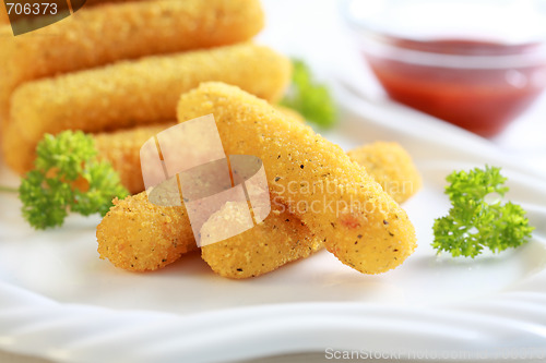 Image of Mozzarella fried sticks