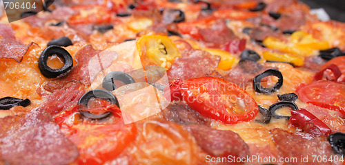 Image of pizza background