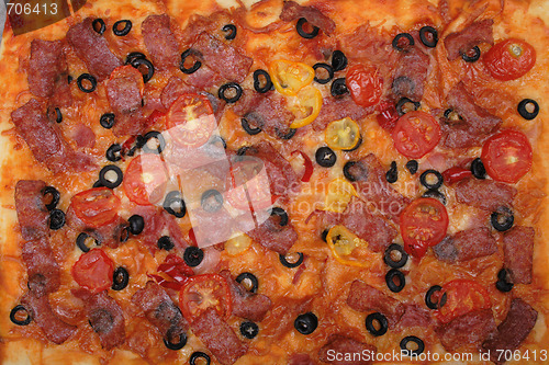 Image of pizza background