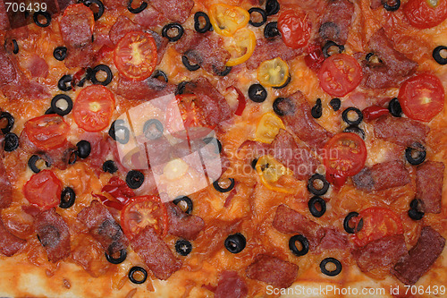 Image of pizza background