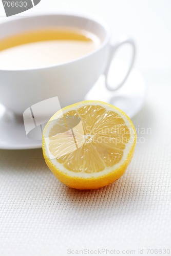 Image of tea with lemon