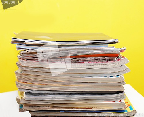 Image of Magazine pile