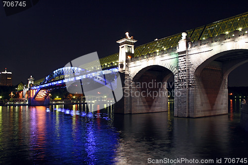 Image of Moscow. Bridge.