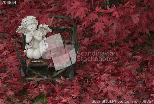 Image of Red Autumn Angel