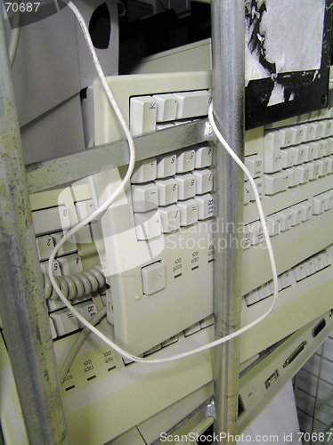 Image of computer trash keyboards