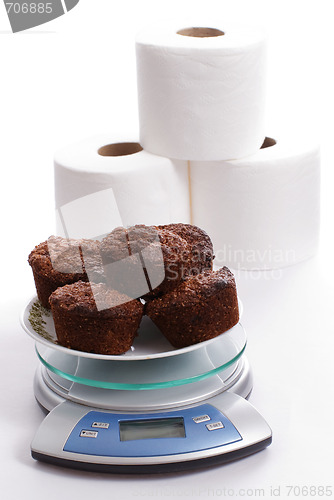 Image of Bran Muffins and Toilet Paper