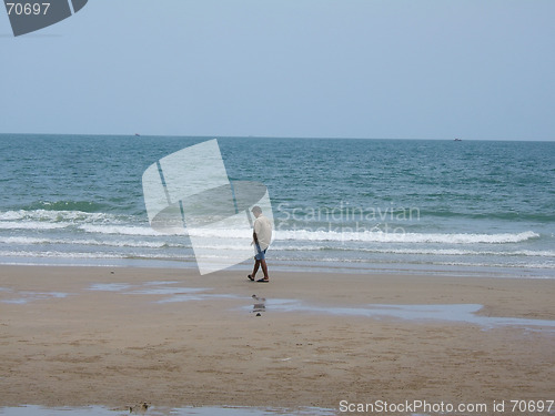 Image of Alone on the beach