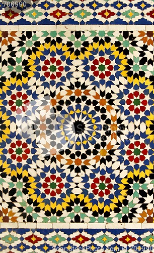 Image of Traditional Moroccan tile pattern