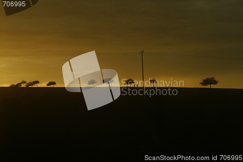 Image of Horizon at sunset