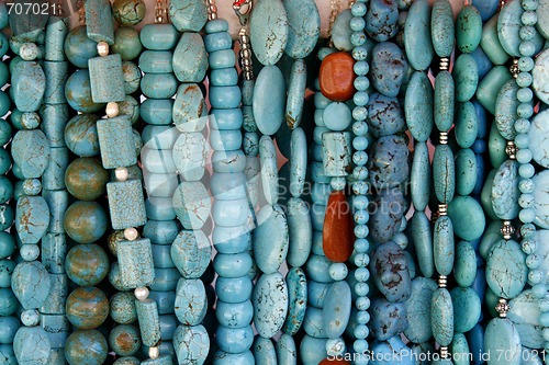 Image of Beautiful turquoise gemstone necklaces