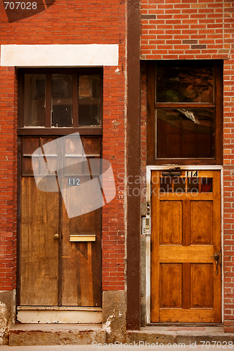 Image of Two wooden doors