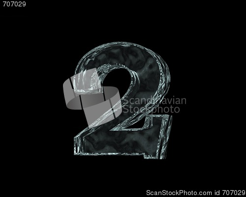 Image of frozen number two