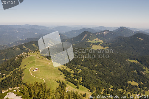 Image of hills around the schneeberg