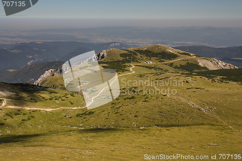 Image of path on schneeberg hill