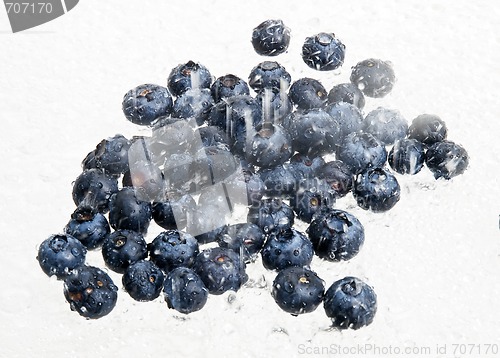 Image of Blueberries in Water