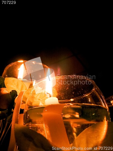 Image of Candle in Snifter
