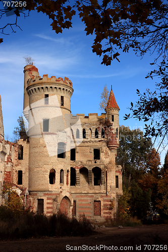 Image of Ruins of the beautiful Gothic castle