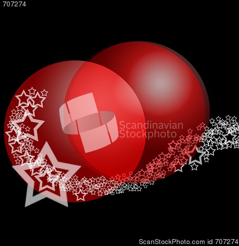 Image of Christmas Bauble Elegant Abstract Ornament