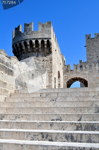 Image of Palace of Grand Masters, Rhodes, Greece.