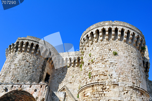 Image of Medieval fortress of Rhodes.