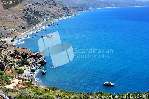 Image of View of Preveli Beach