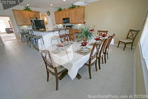 Image of Dining Area and Kitchen