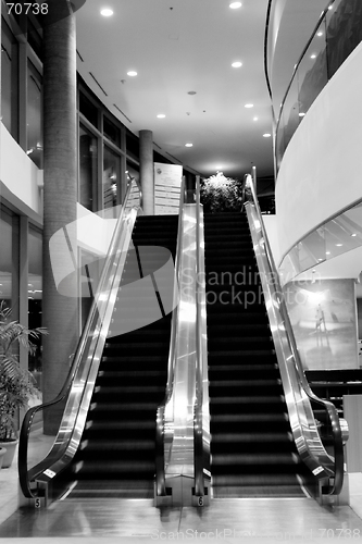Image of Hotel escalator