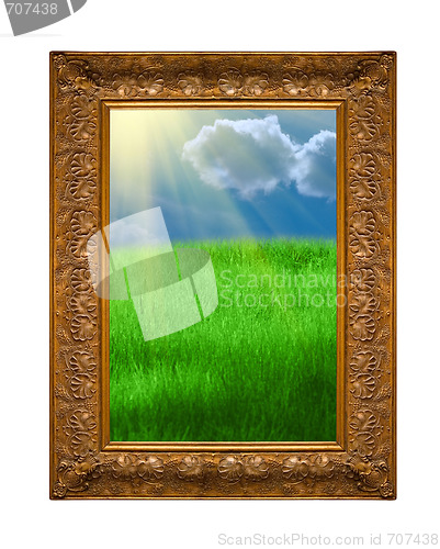 Image of summer landscape picture