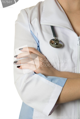 Image of nurse uniform and stethoscope