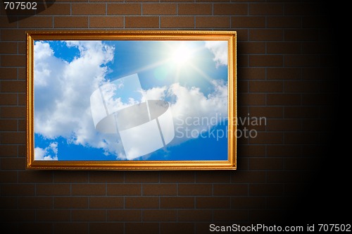 Image of blue sky picture