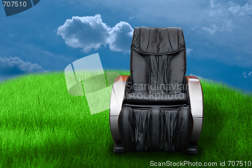Image of massage arm-chair