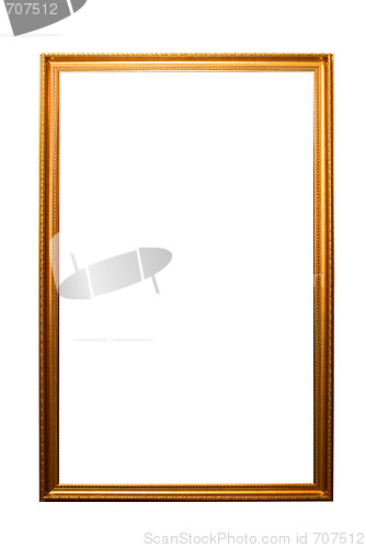 Image of golden antique frame
