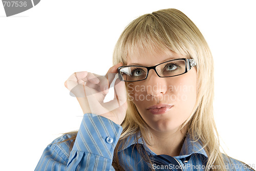 Image of Business woman with glasses 