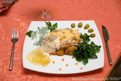 Image of trout fish dish