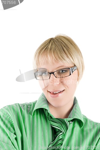 Image of blonde business woman