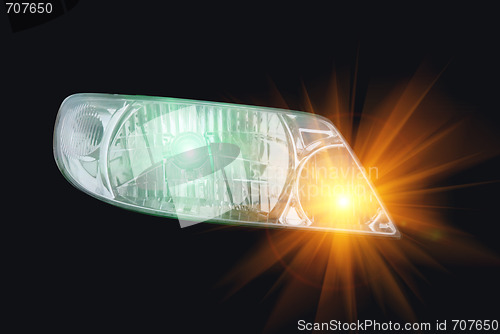 Image of automotive head lamp