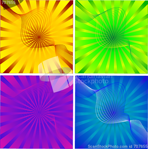 Image of vector color background