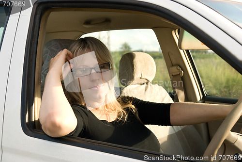 Image of Lady travelling